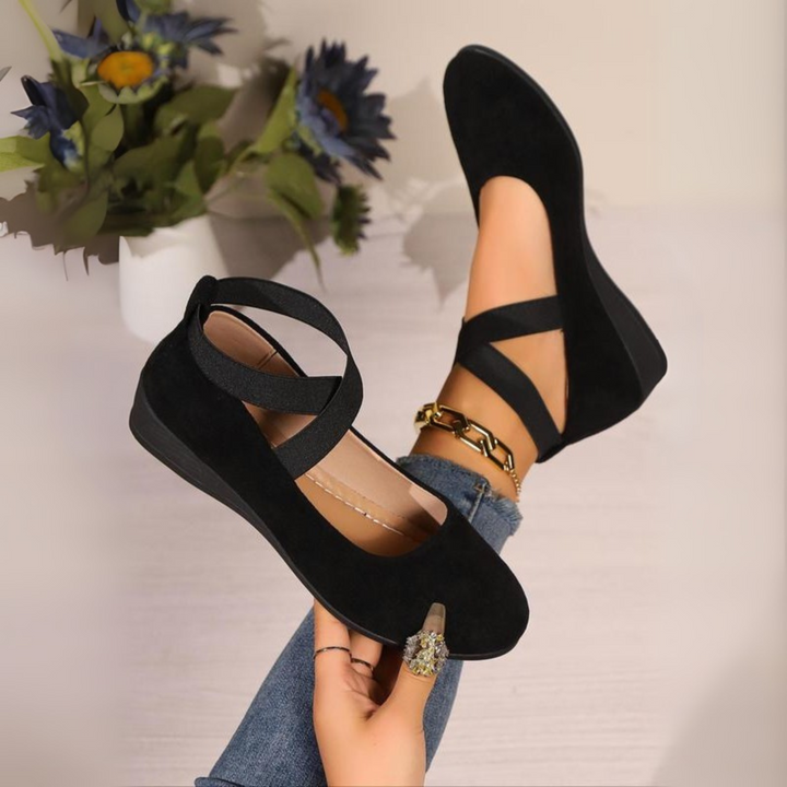GABRIELLE | CLOSED WEDGE BALLERINA SHOES