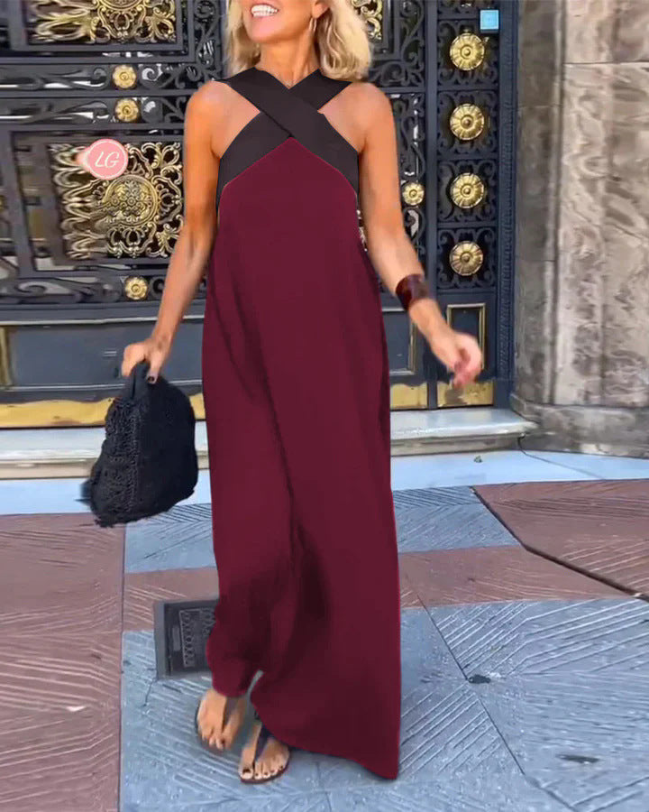 ELEANOR | CROSSOVER CUT DRESS