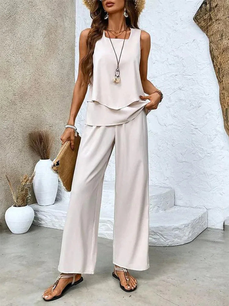 KATHERINE | LIGHT & ELEGANT TWO-PIECE SUMMER SUIT